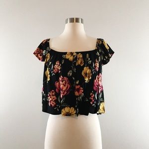 NWT Floral Off The Shoulder Top
